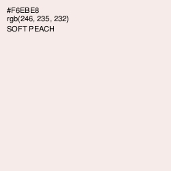 #F6EBE8 - Soft Peach Color Image